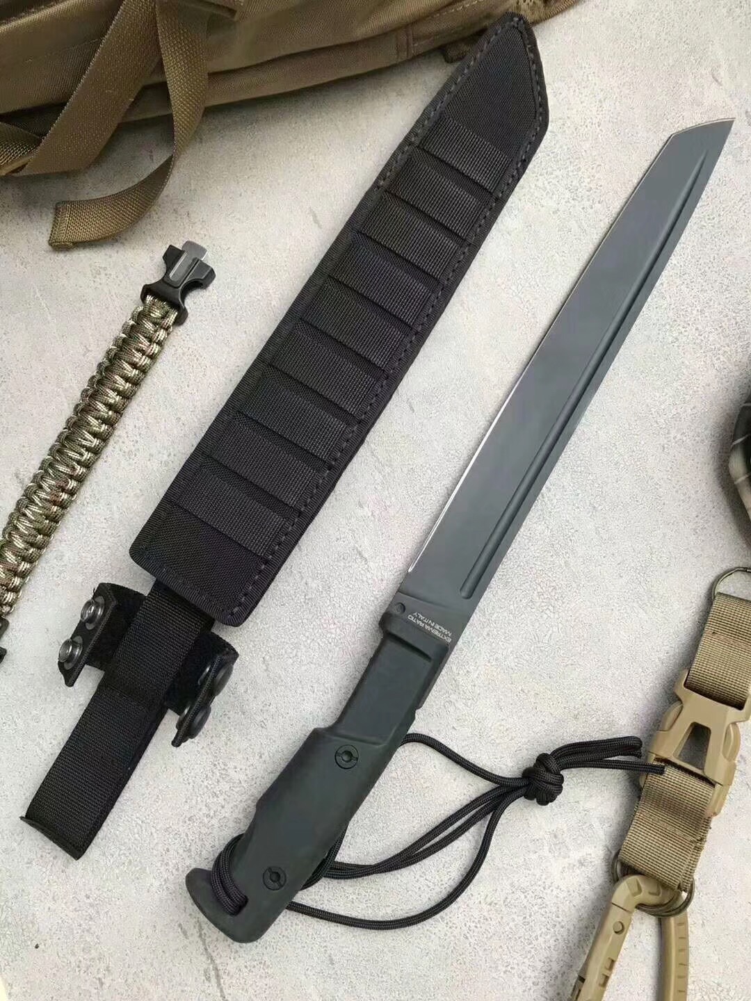 EXTREMA RATIO 意大利极端武力   WAKI WK瓦克  大号黑色直刀