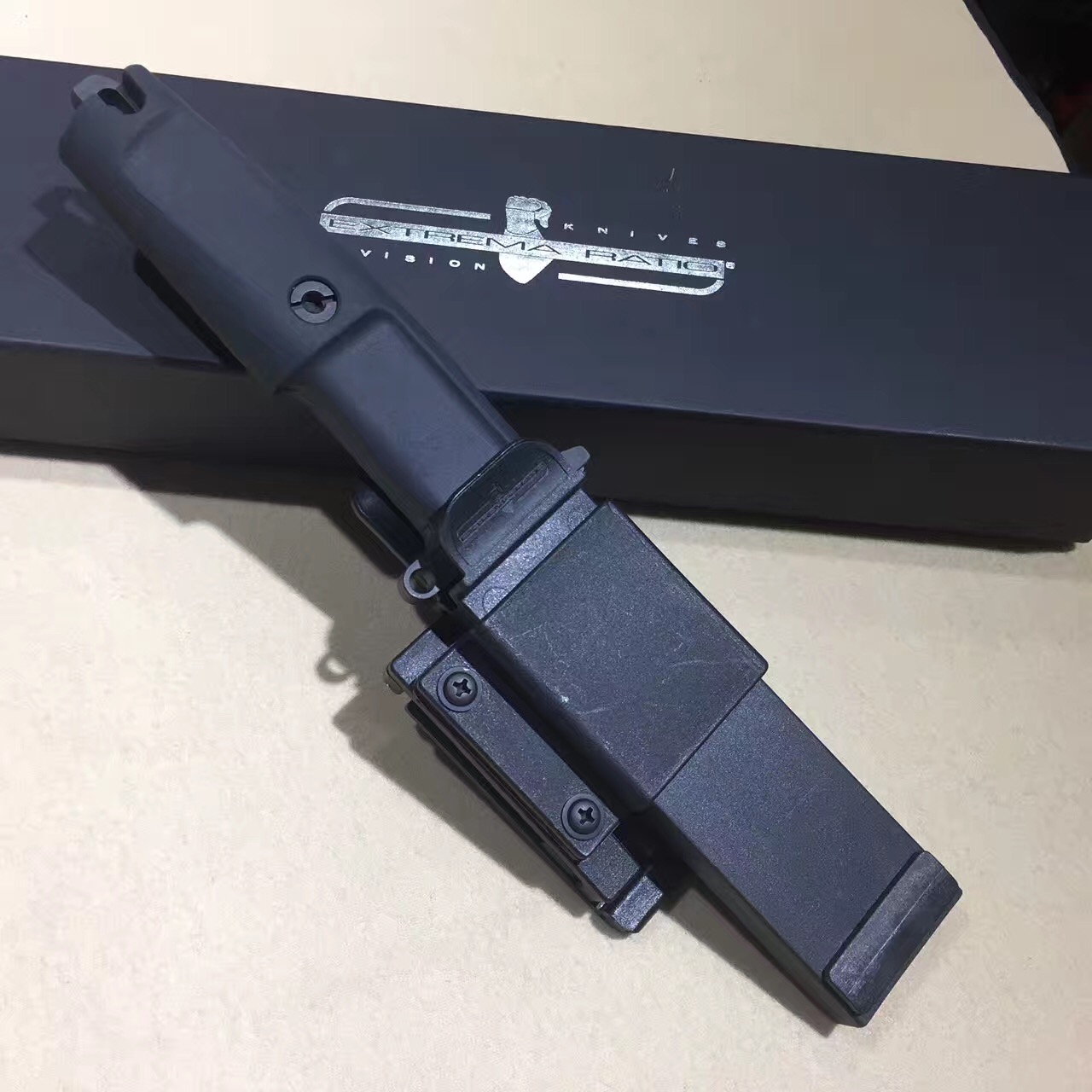 Extrema Ratio 意大利极端武力FULCRUM C FH BLACK 支点紧凑手柄加强版黑色